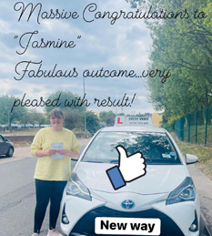 New Way Driving School - Pupil Driving Test Pass