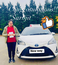New Way Driving School - Pupil Driving Test Pass