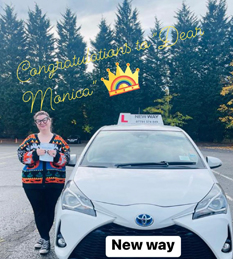 New Way Driving School - Pupil Driving Test Pass