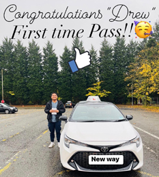 New Way Driving School - Pupil Driving Test Pass