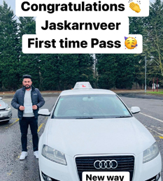 New Way Driving School - Pupil Driving Test Pass
