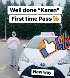 New Way Driving School - Pupil Driving Test Pass
