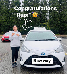 New Way Driving School - Pupil Driving Test Pass