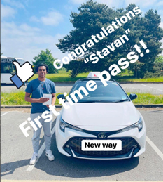 New Way Driving School - Pupil Driving Test Pass