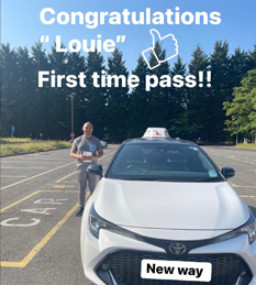 New Way Driving School - Pupil Driving Test Pass