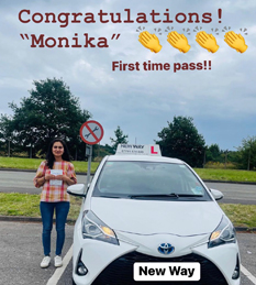 New Way Driving School - Pupil Driving Test Pass