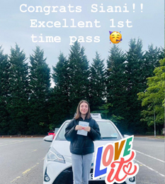 New Way Driving School - Pupil Driving Test Pass