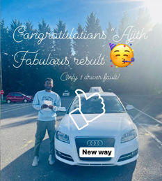 New Way Driving School - Pupil Driving Test Pass