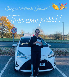 New Way Driving School - Pupil Driving Test Pass