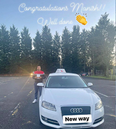 New Way Driving School - Pupil Driving Test Pass