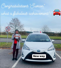 New Way Driving School - Pupil Driving Test Pass
