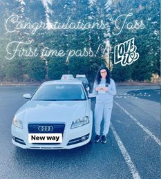 New Way Driving School - Pupil Driving Test Pass