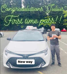 New Way Driving School - Pupil Driving Test Pass